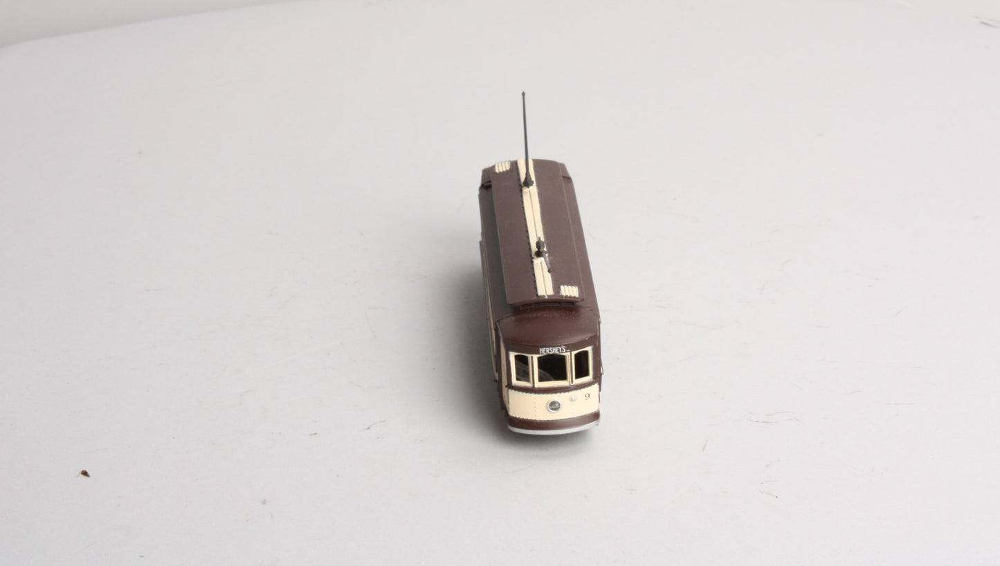 Bachmann 61039 HO Motorized Hershey Brill Trolley Car #9 LN/Box