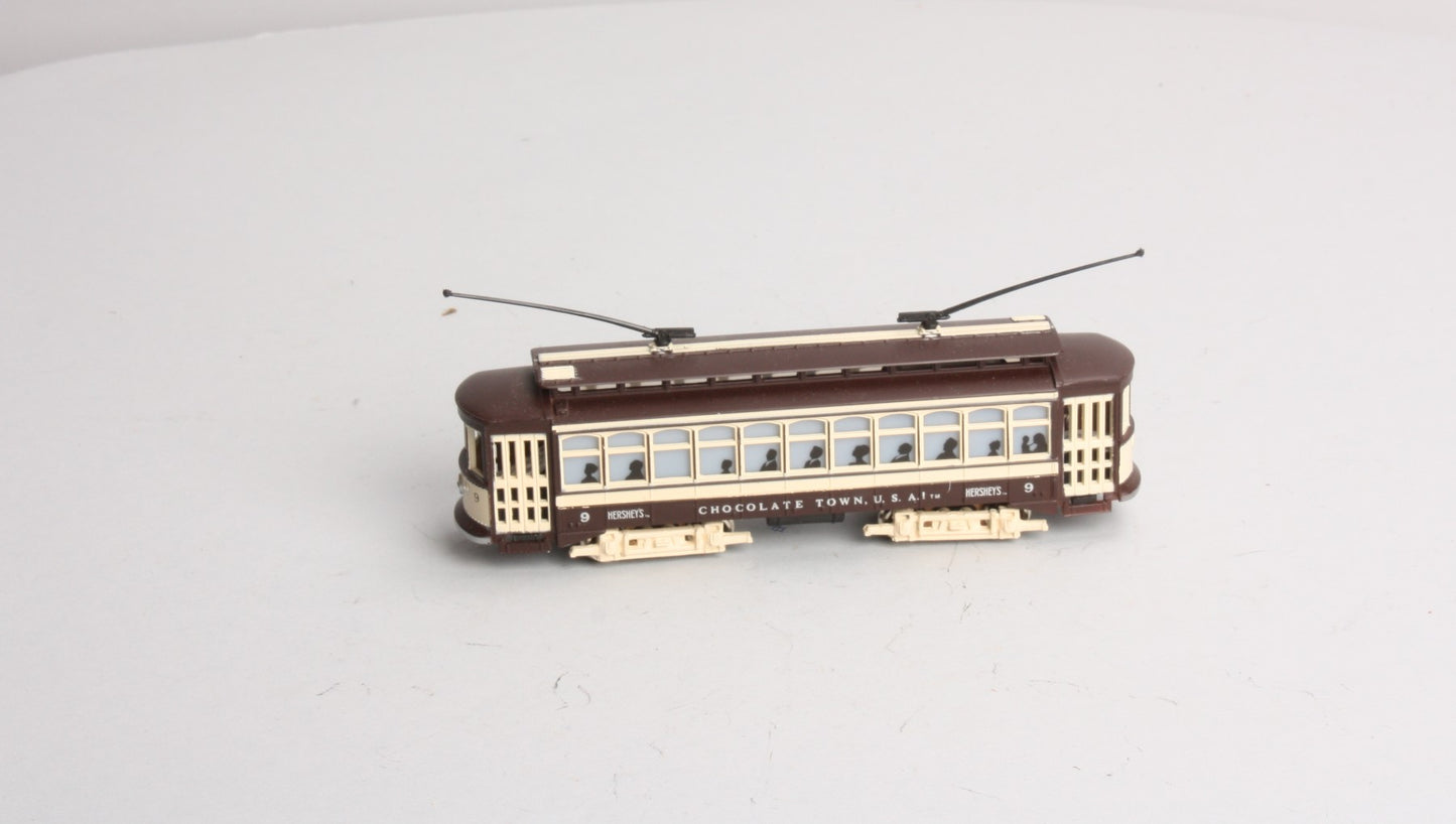 Bachmann 61039 HO Motorized Hershey Brill Trolley Car #9 LN/Box