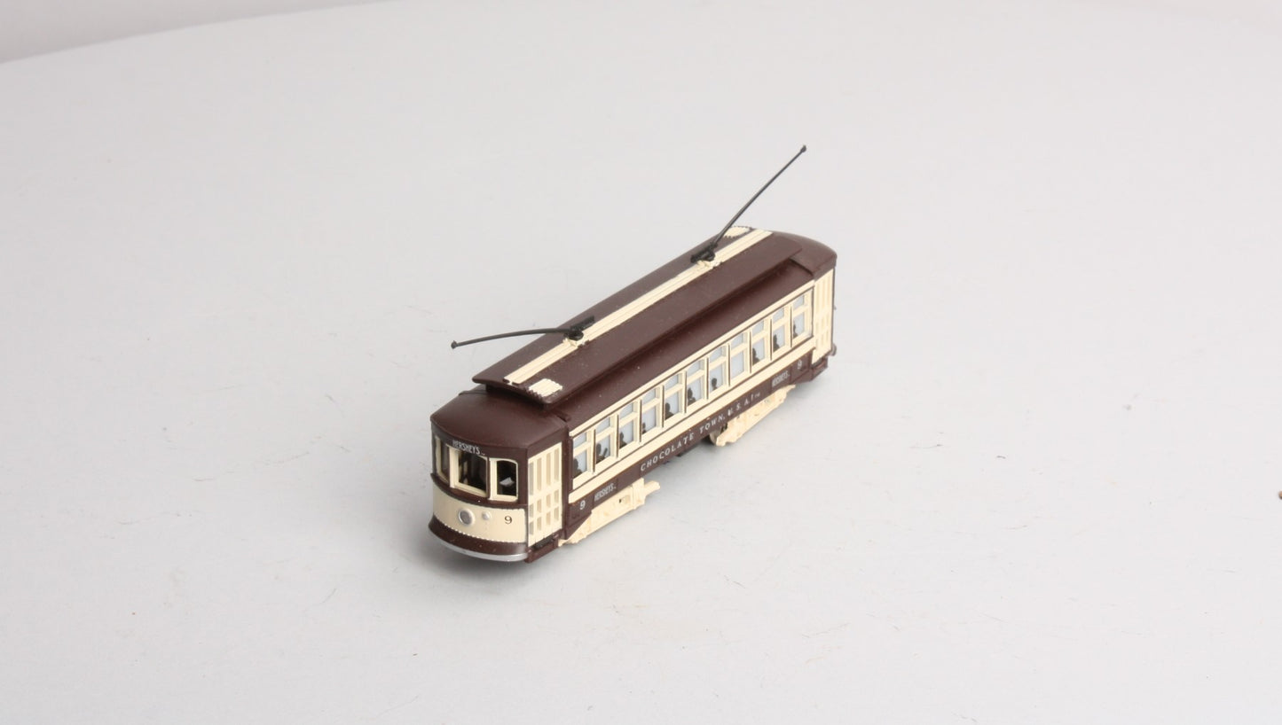 Bachmann 61039 HO Motorized Hershey Brill Trolley Car #9 LN/Box