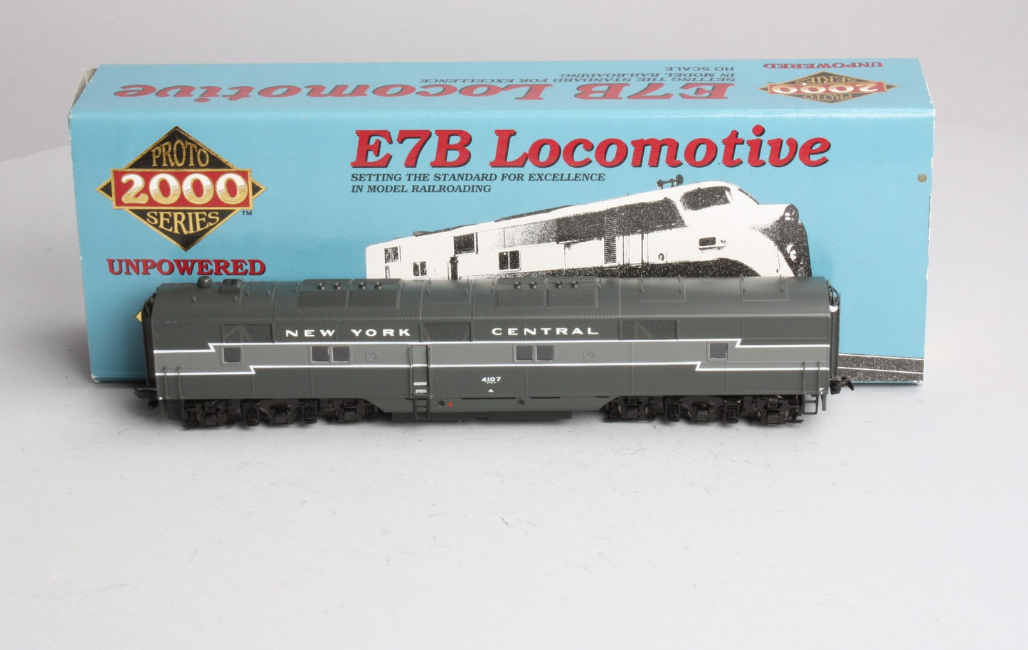 Proto 2000 21067 HO Scale New York Central E7B Non-Powered B-Unit #4107 LN/Box