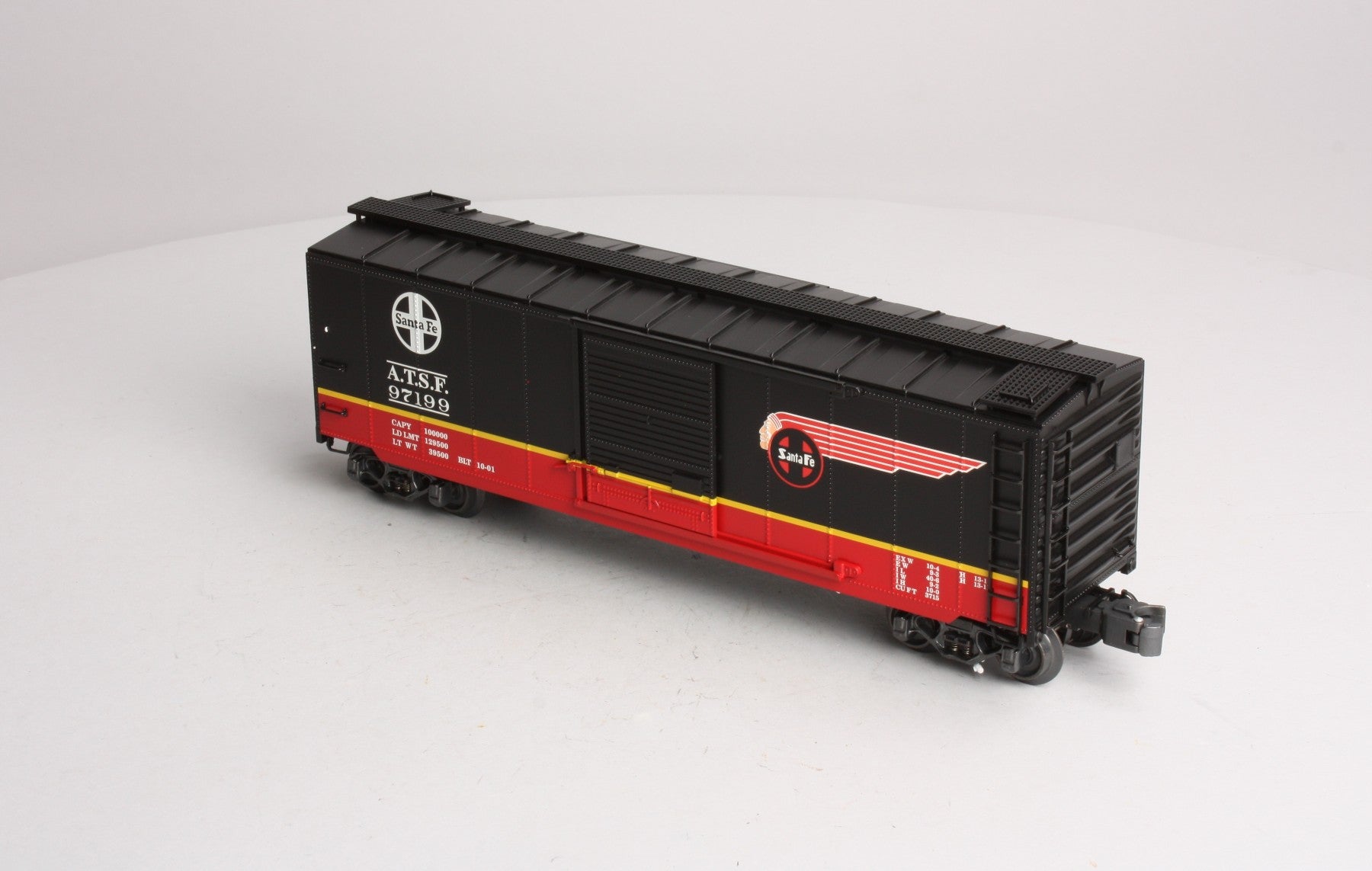 K-Line K761-1051 O Gauge Santa Fe Black Boxcar #97199 LN/Box