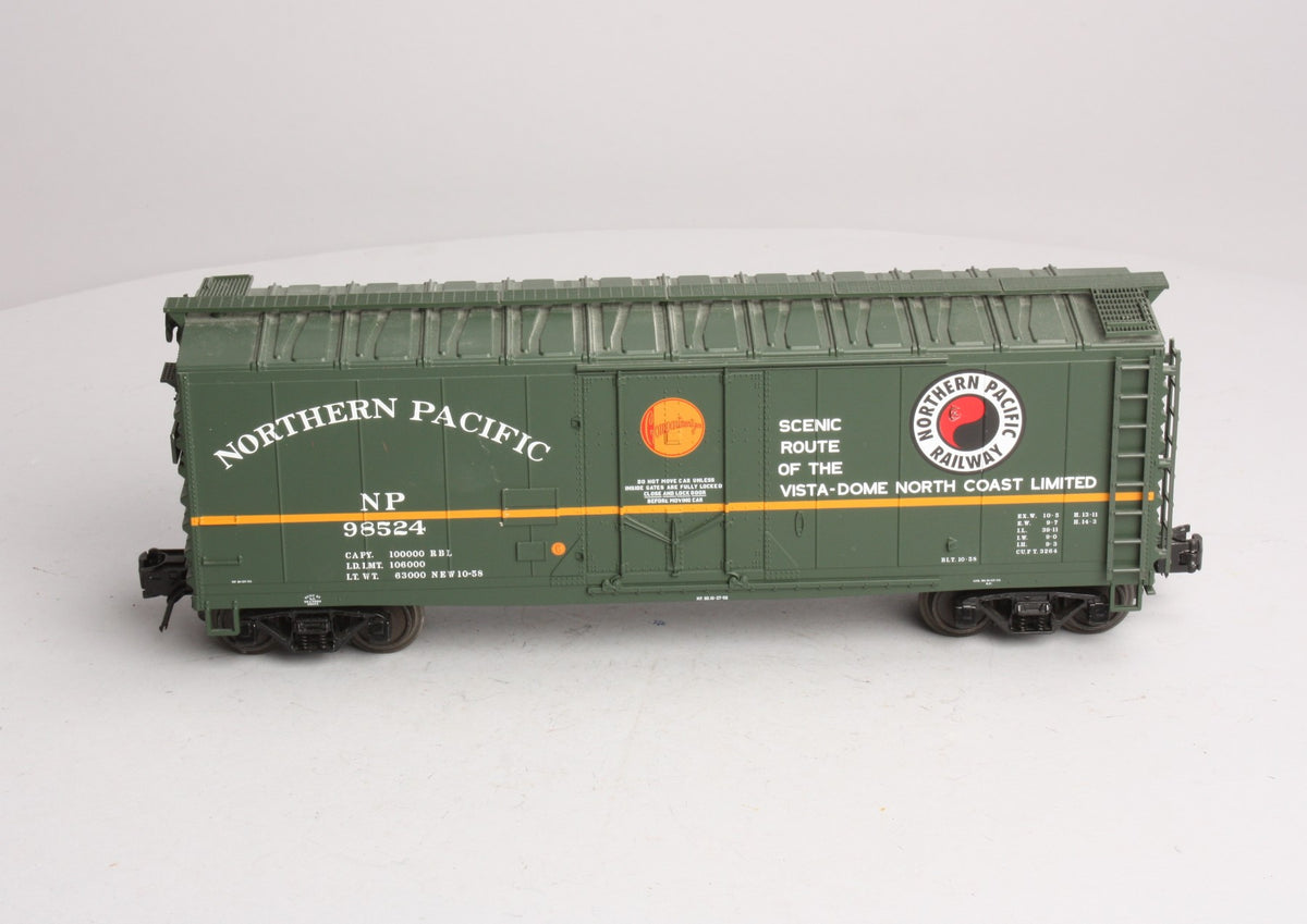 Atlas 0528-2 Northern Pacific 40' Plug Door Boxcar #98524 - 3 Rail LN/Box