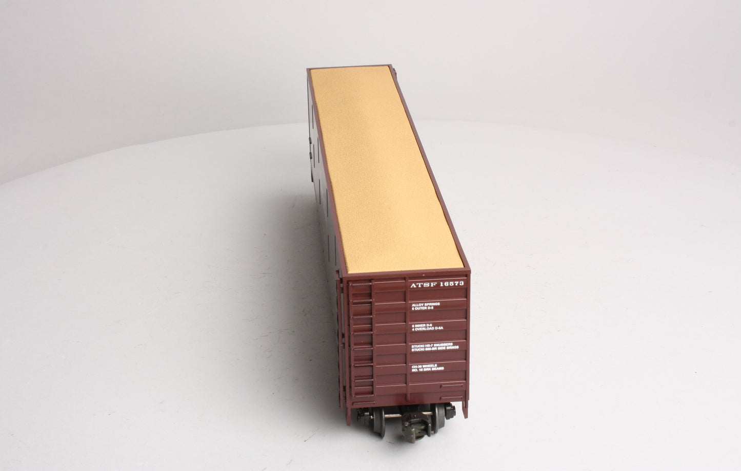 MTH 20-97503 O Santa Fe Wood Chip Hopper w/ Load #16573 EX/Box