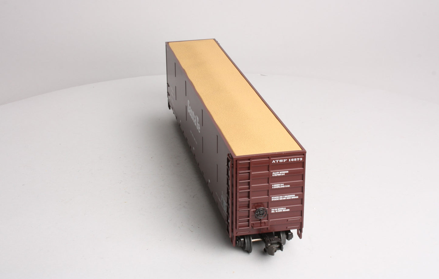 MTH 20-97503 O Santa Fe Wood Chip Hopper w/ Load #16573 NIB