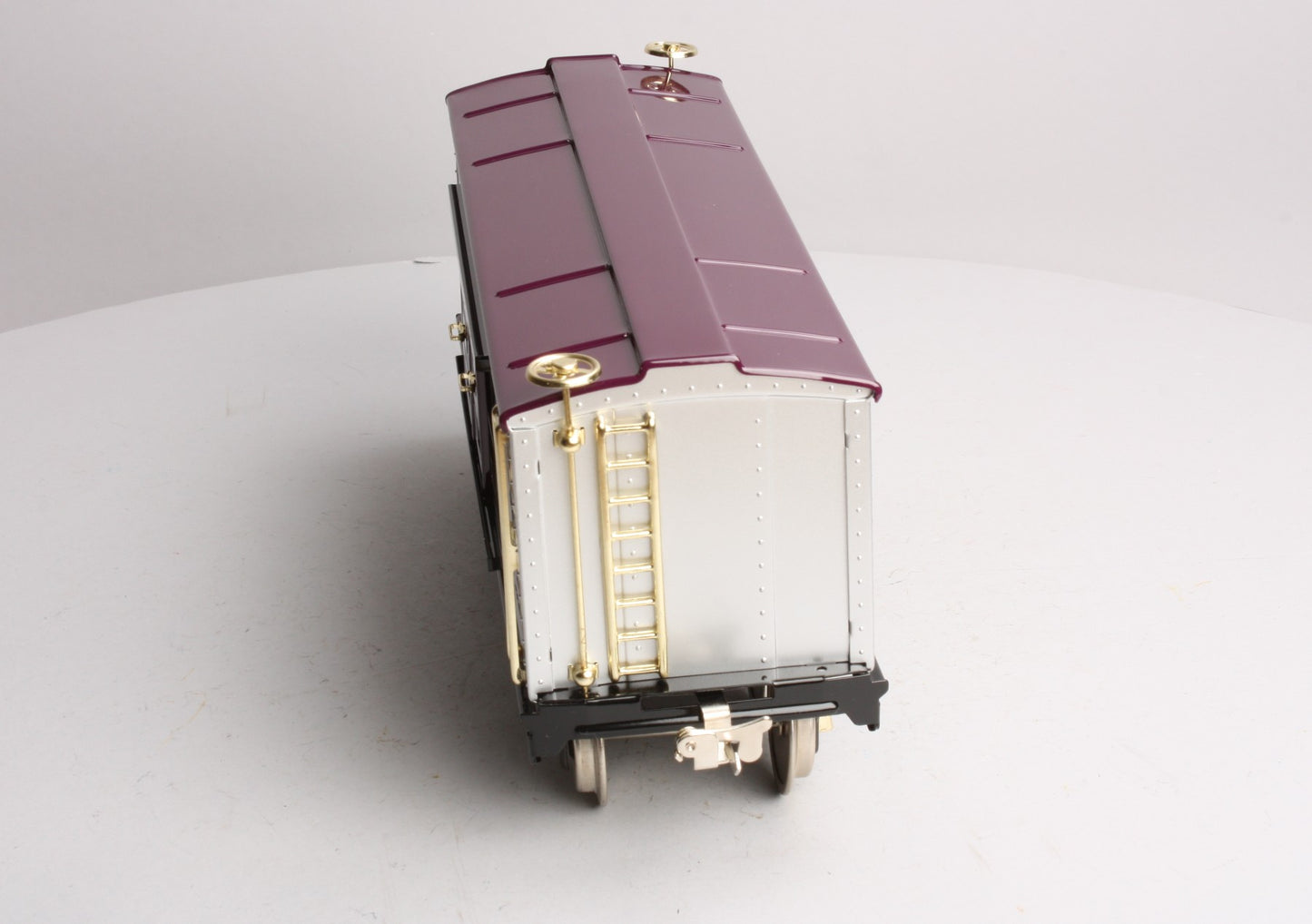MTH 10-1109 Standard Gauge MTHRRC Purple/Silver Tinplate Boxcar #214 LN/Box