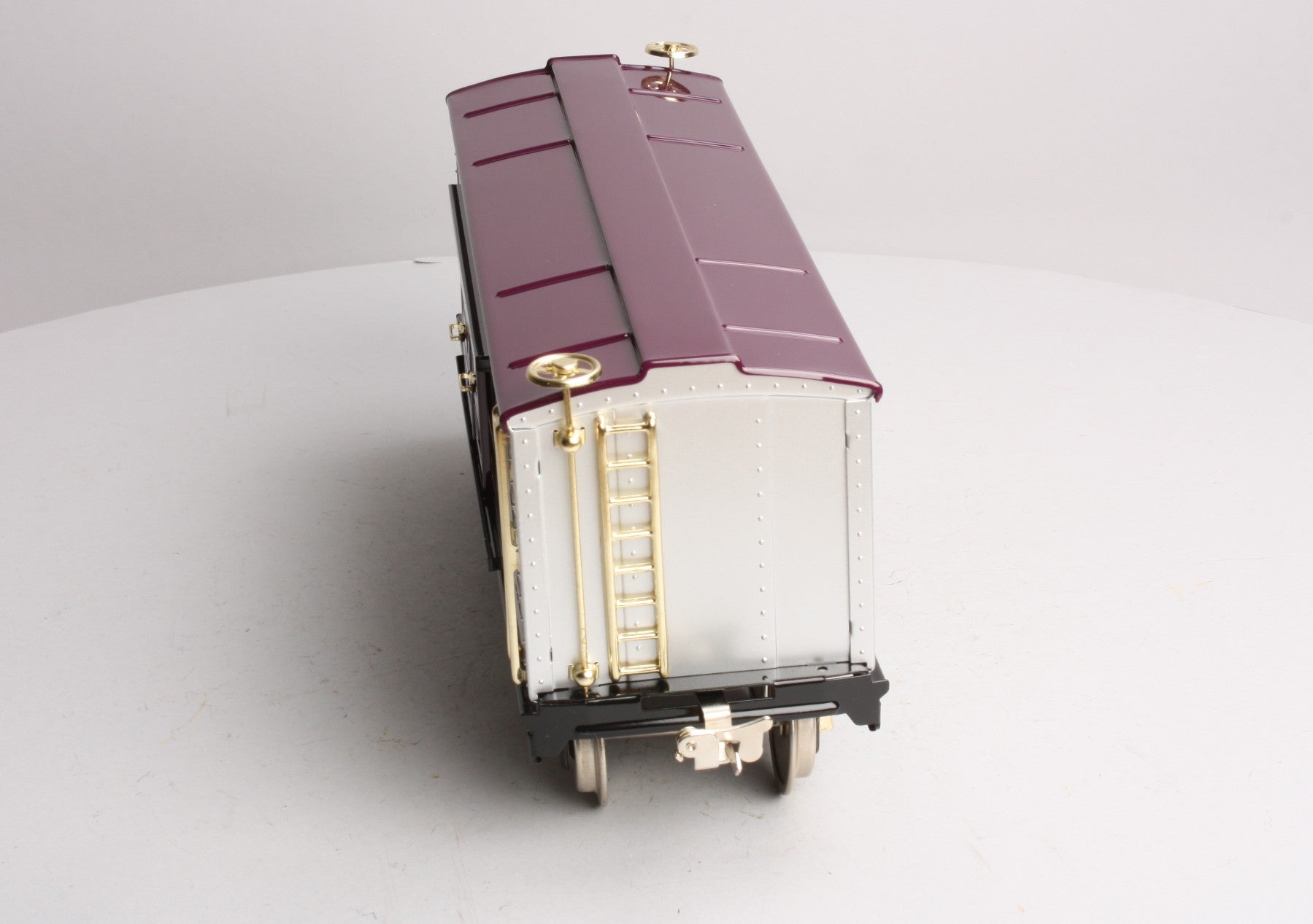 MTH 10-1109 Standard Gauge MTHRRC Purple/Silver Tinplate Boxcar #214 LN/Box