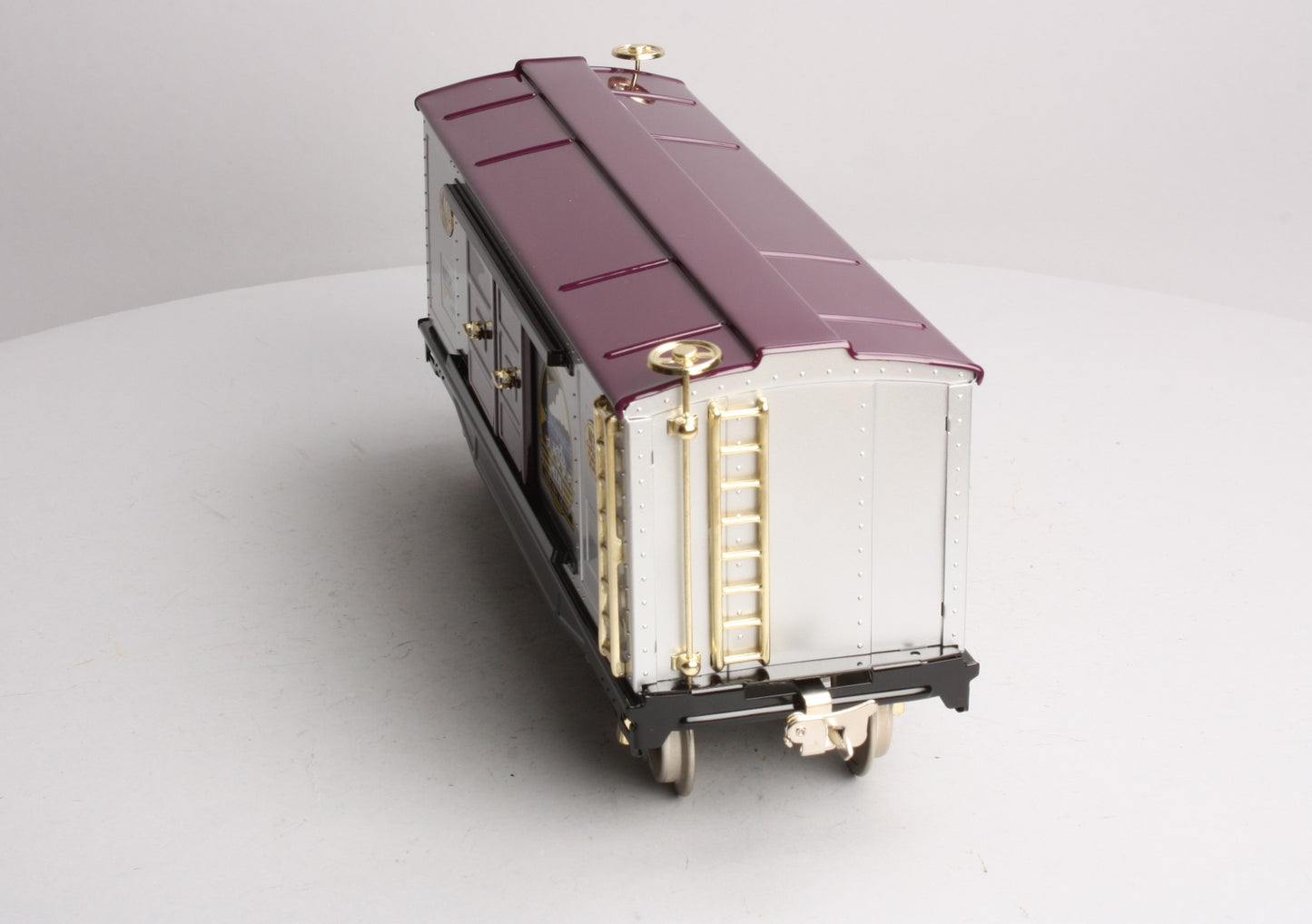 MTH 10-1109 Standard Gauge MTHRRC Purple/Silver Tinplate Boxcar #214 LN/Box