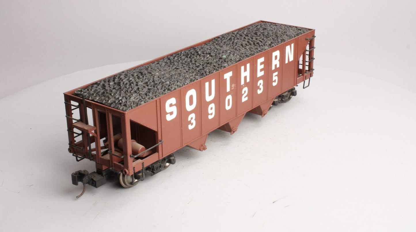 Bachmann 98204 G Southern 3 Bay Hopper with Coal Load #390235 (Metal Wheels)