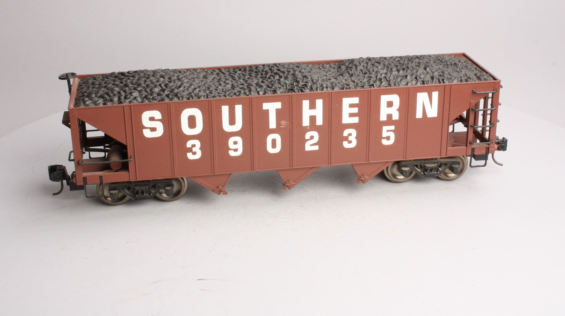 Bachmann 98204 G Southern 3 Bay Hopper with Coal Load #390235 (Metal Wheels)