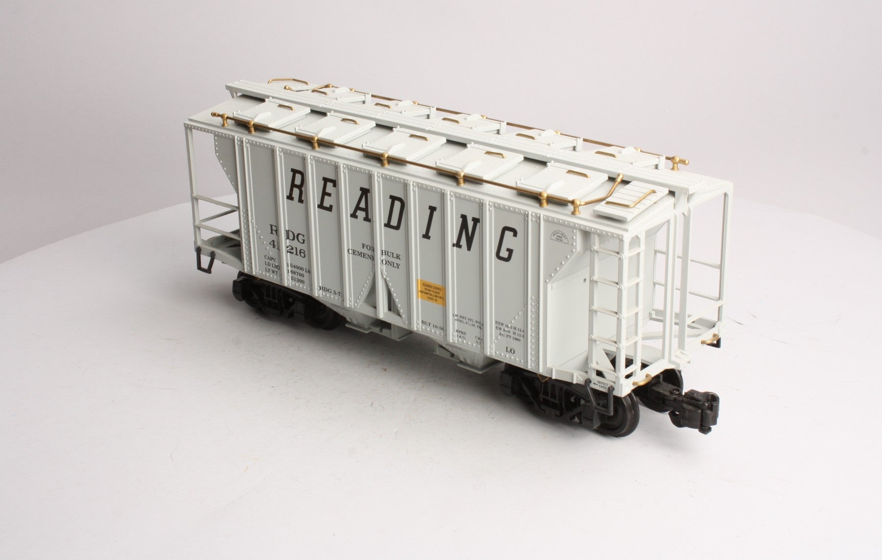 Aristo-Craft 41216 Reading 2-Bay Covered Hopper w/Plastic Wheels LN/Box