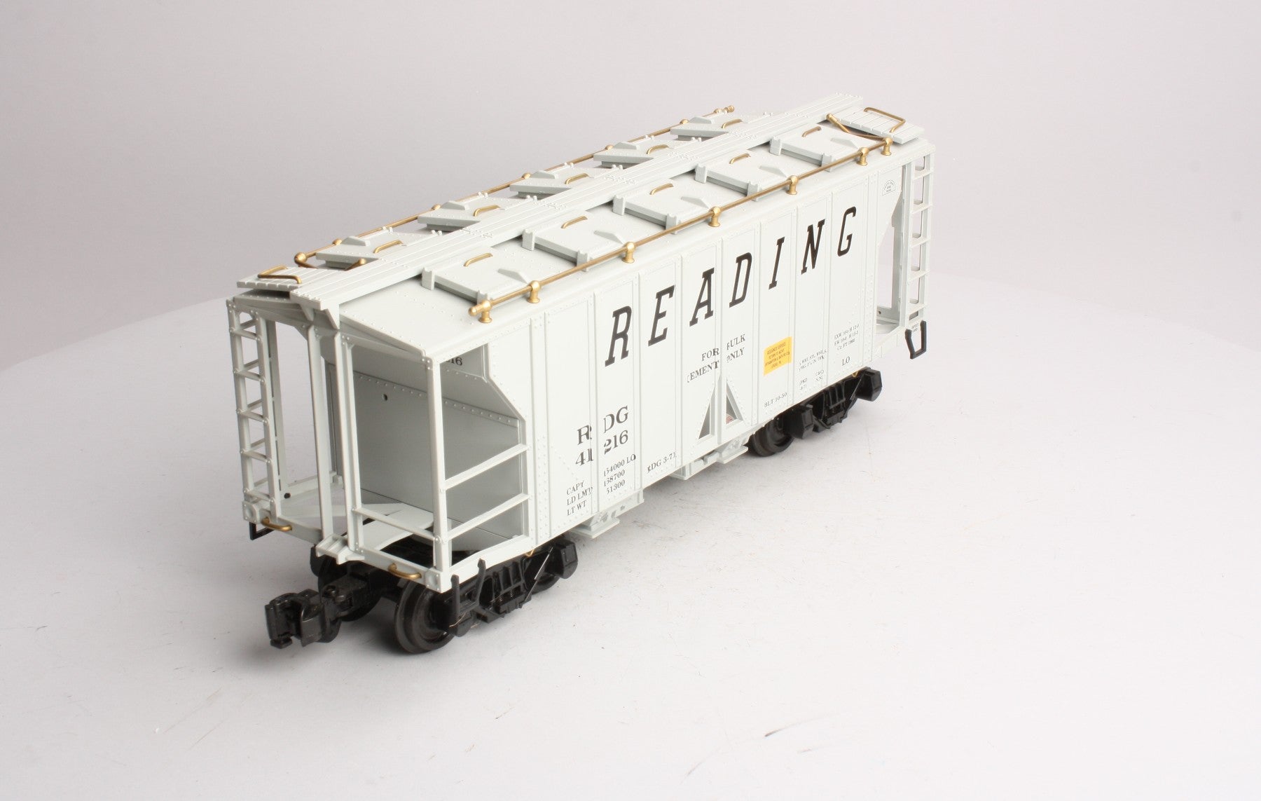 Aristo-Craft 41216 Reading 2-Bay Covered Hopper w/Plastic Wheels LN/Box