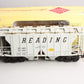 Aristo-Craft 41216 Reading 2-Bay Covered Hopper w/Plastic Wheels LN/Box