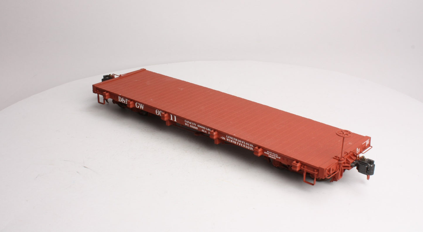 AMS AM31-312 Narrow Gauge Denver & Rio Grande Western Flatcar # 6011 - Metal Wh LN/Box