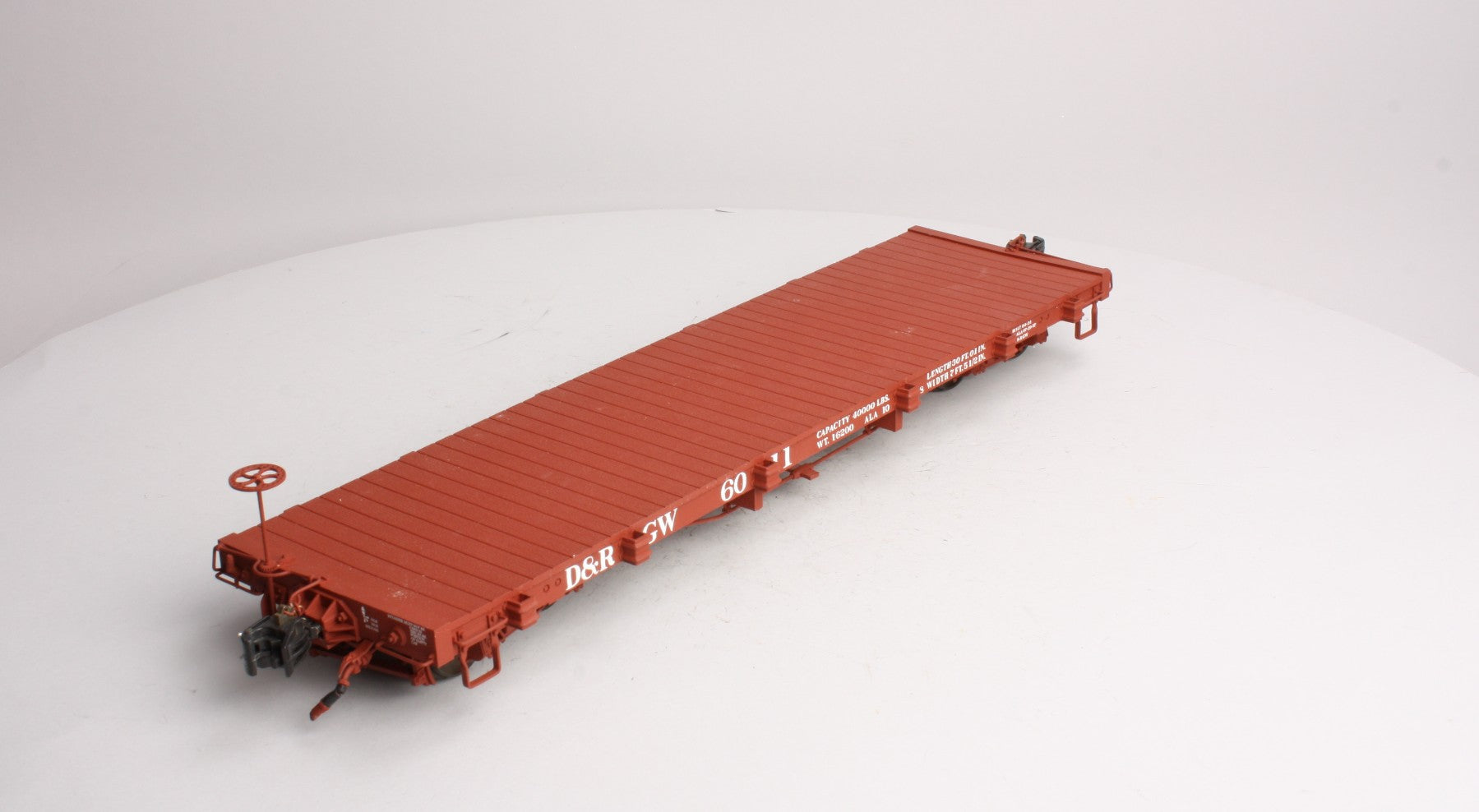 AMS AM31-312 Narrow Gauge Denver & Rio Grande Western Flatcar # 6011 - Metal Wh LN/Box