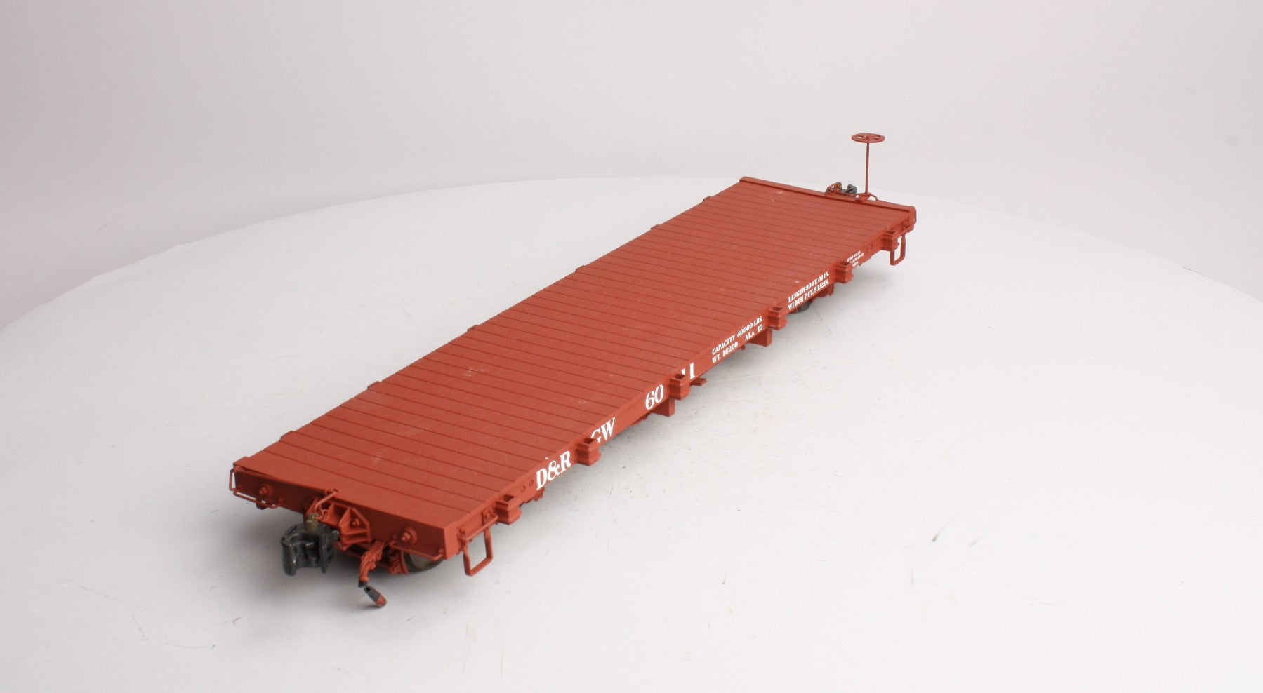 AMS AM31-312 Narrow Gauge Denver & Rio Grande Western Flatcar # 6011 - Metal Wh LN/Box