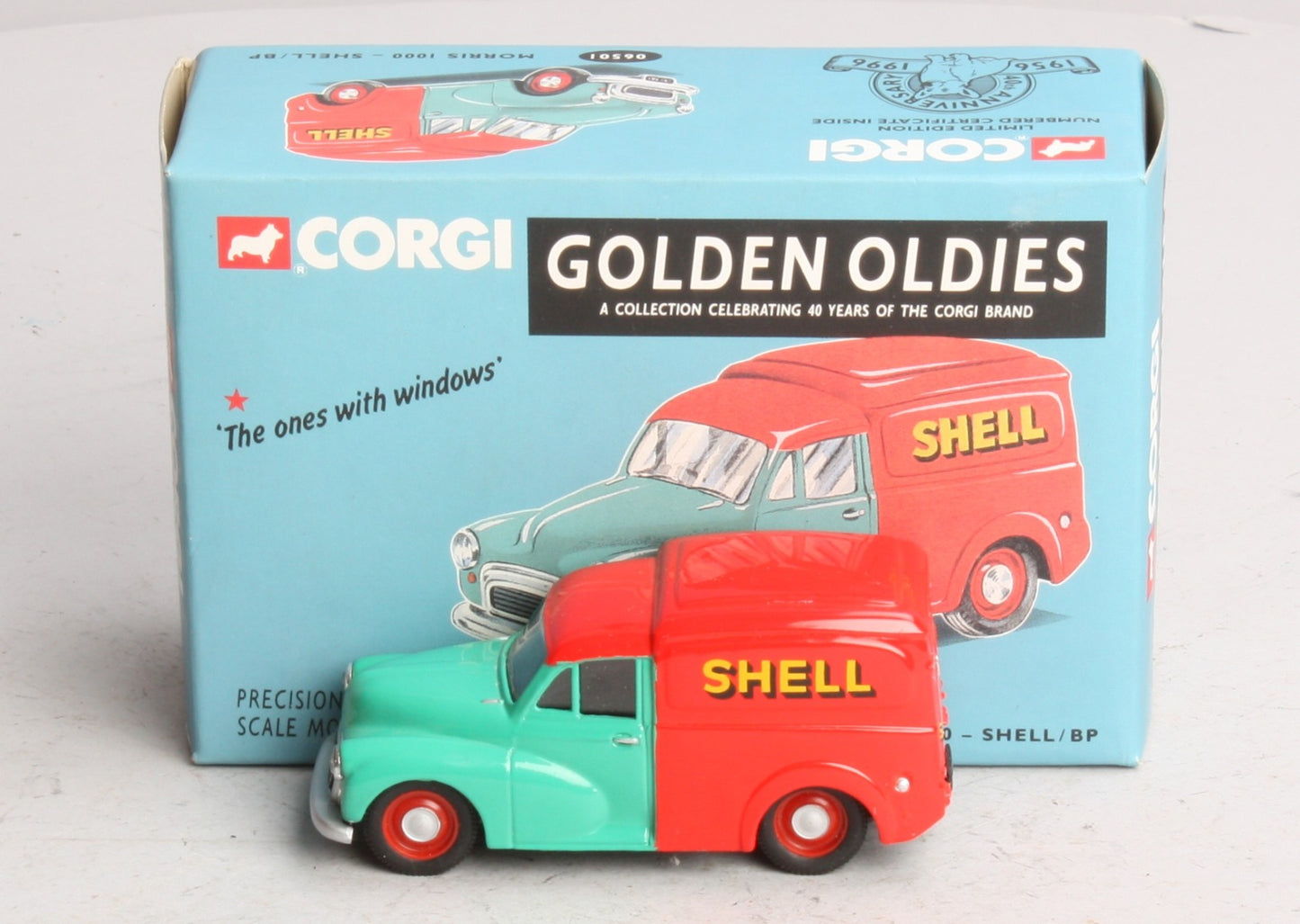 Corgi 06501 1:43 Golden Oldies Morris 1000 Van Shell NIB
