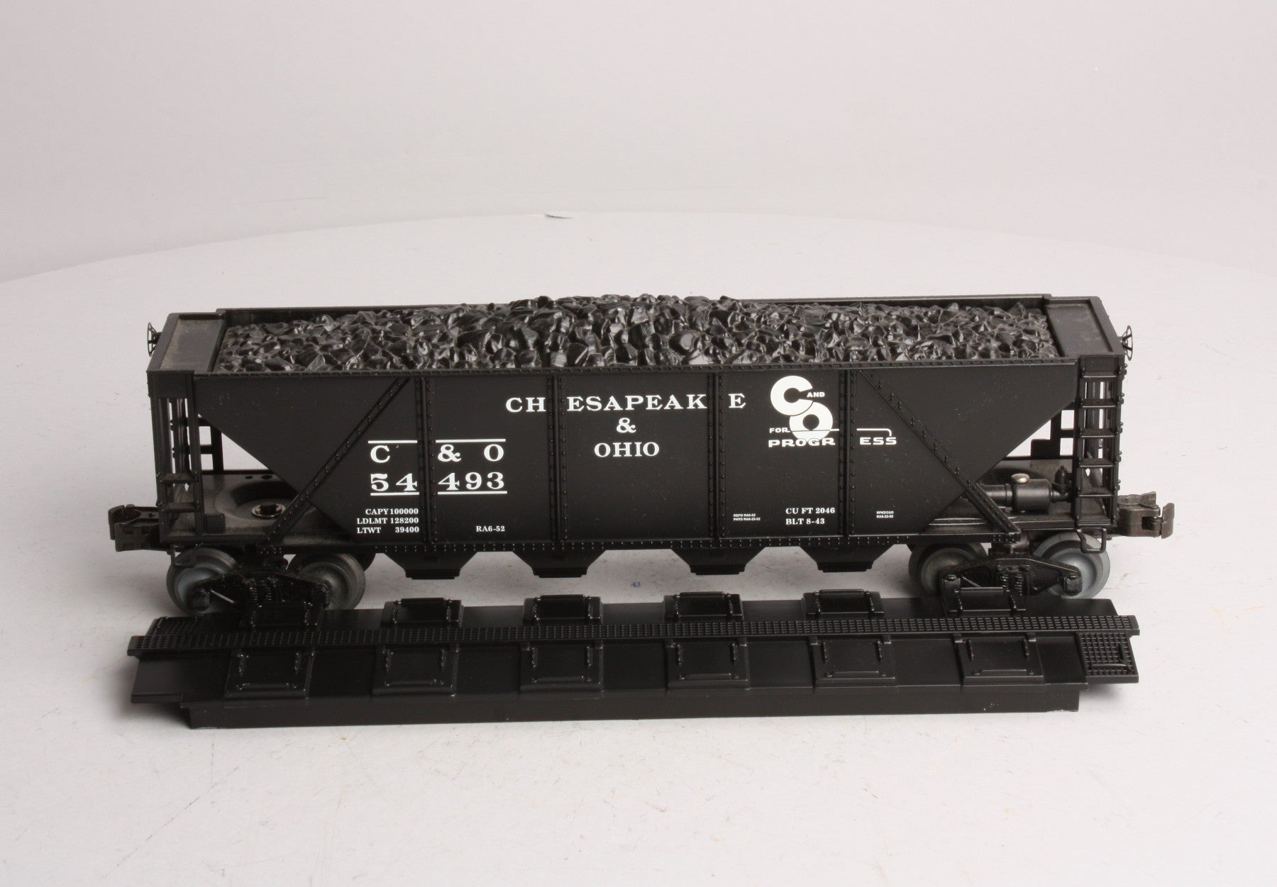 Williams HC15 O Gauge Chesapeake & Ohio Quad Hopper #54493 with Coal Load LN/Box