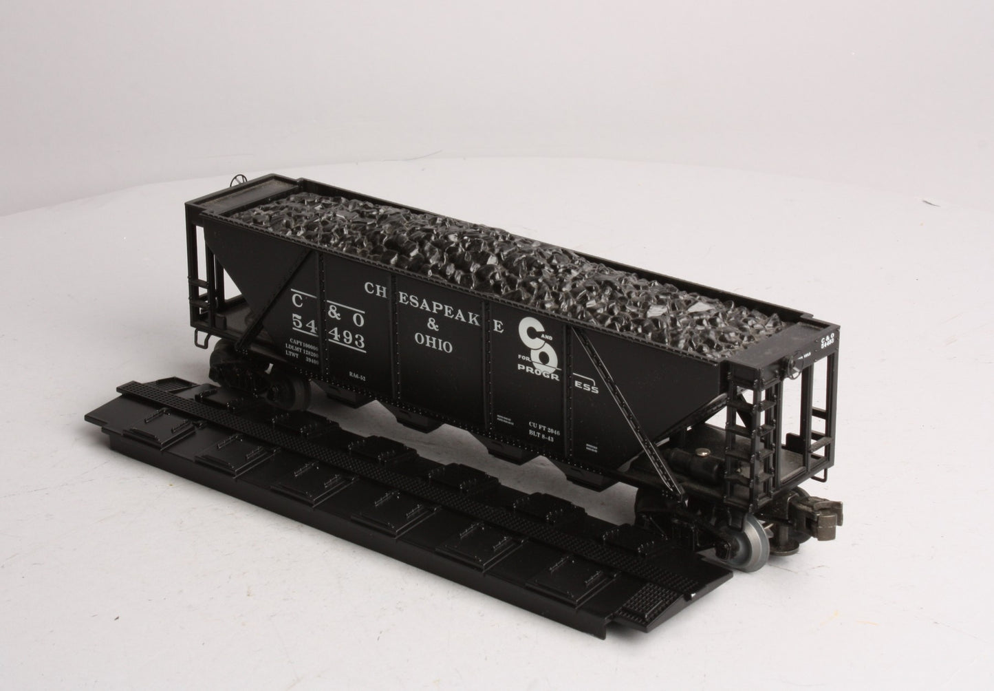 Williams HC15 O Gauge Chesapeake & Ohio Quad Hopper #54493 with Coal Load LN/Box