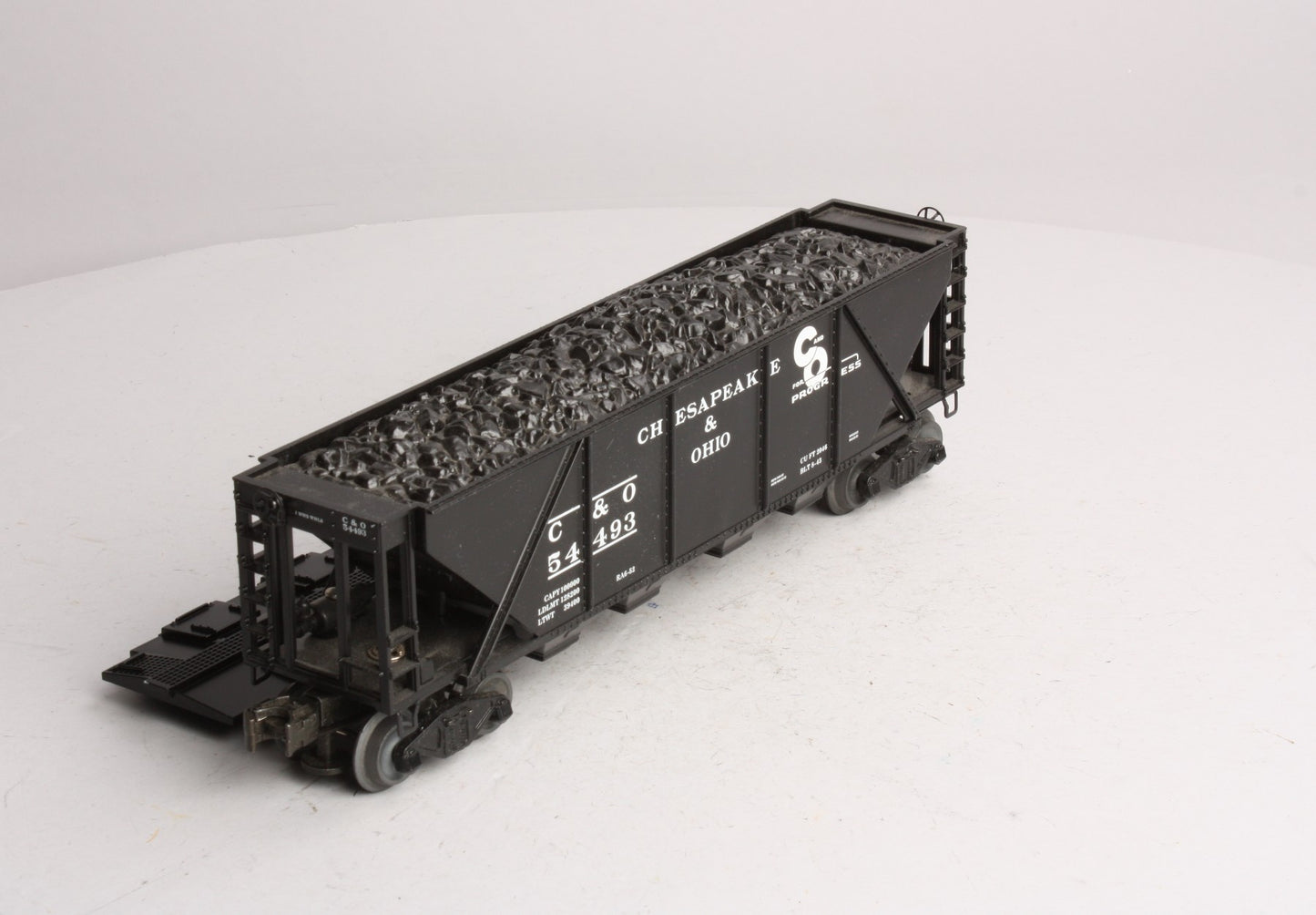 Williams HC15 O Gauge Chesapeake & Ohio Quad Hopper #54493 with Coal Load LN/Box