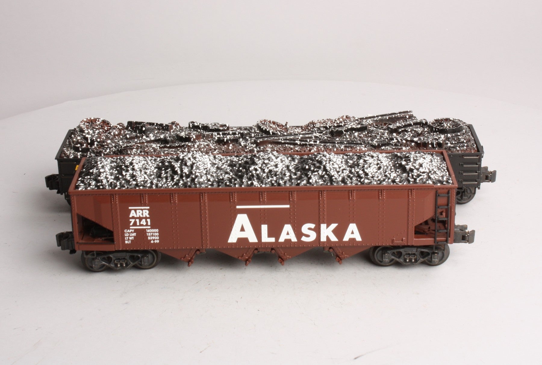 K-Line K623-1011A Alaska Gondola/Hopper Cars (Set of 2) MT/Box