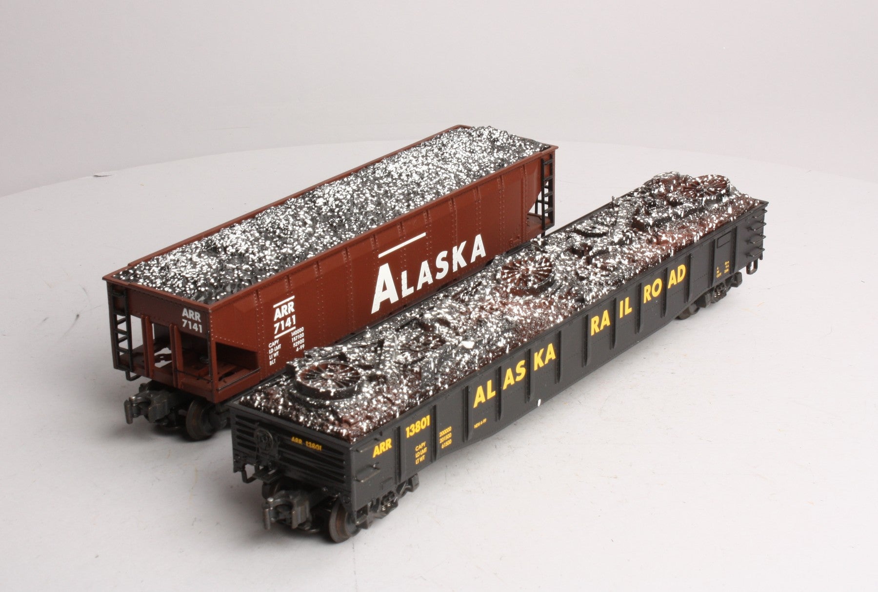 K-Line K623-1011A Alaska Gondola/Hopper Cars (Set of 2) MT/Box
