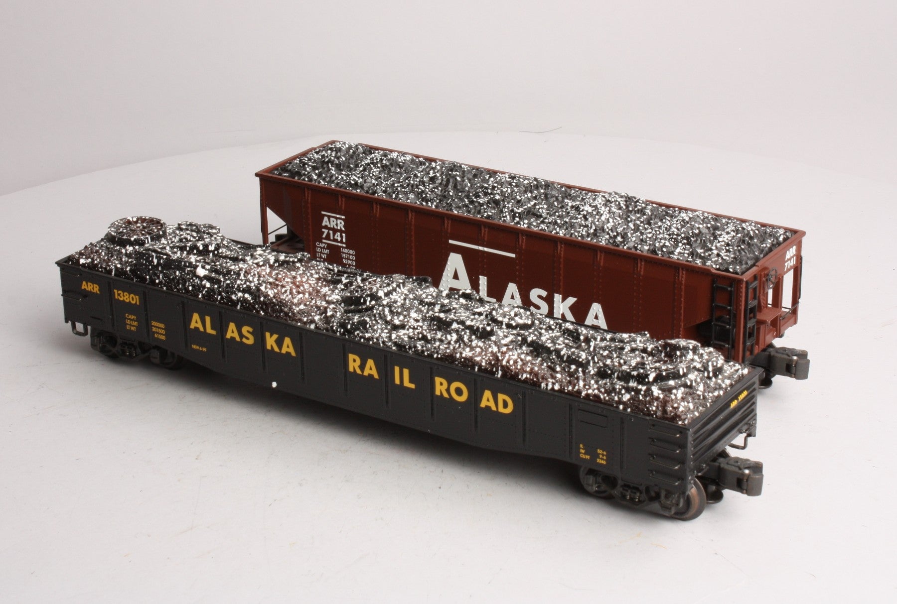 K-Line K623-1011A Alaska Gondola/Hopper Cars (Set of 2) MT/Box