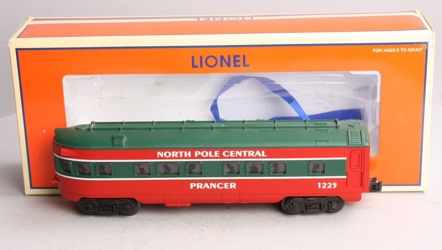 Lionel 6-25184 O-Gauge North Pole Central "Prancer" Observation Car #1225 LN/Box