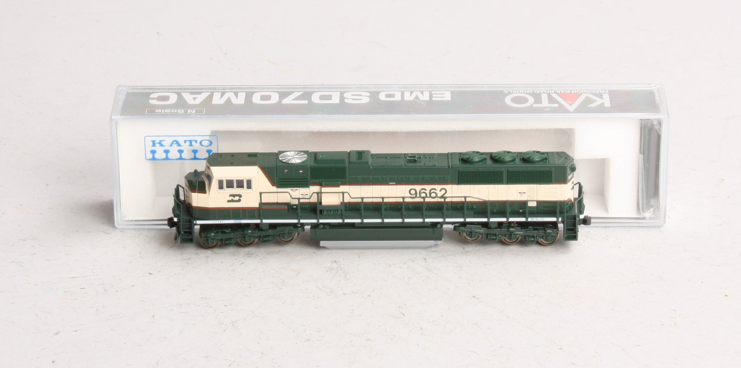 Kato 176-6506 N Scale Burlington Northern SD70MAC Diesel Locomotive #9662 LN/Box