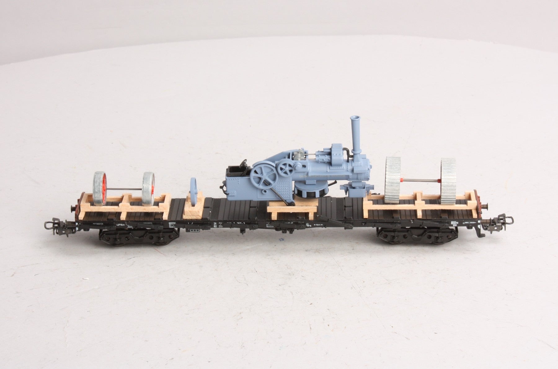 Marklin 84663 HO Scale Flatcar w/Locomobile as a Load LN/Box