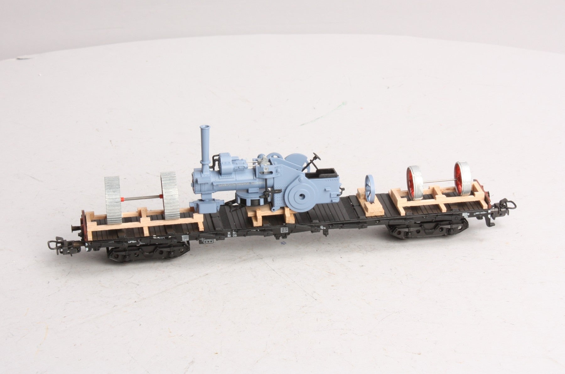 Marklin 84663 HO Scale Flatcar w/Locomobile as a Load LN/Box