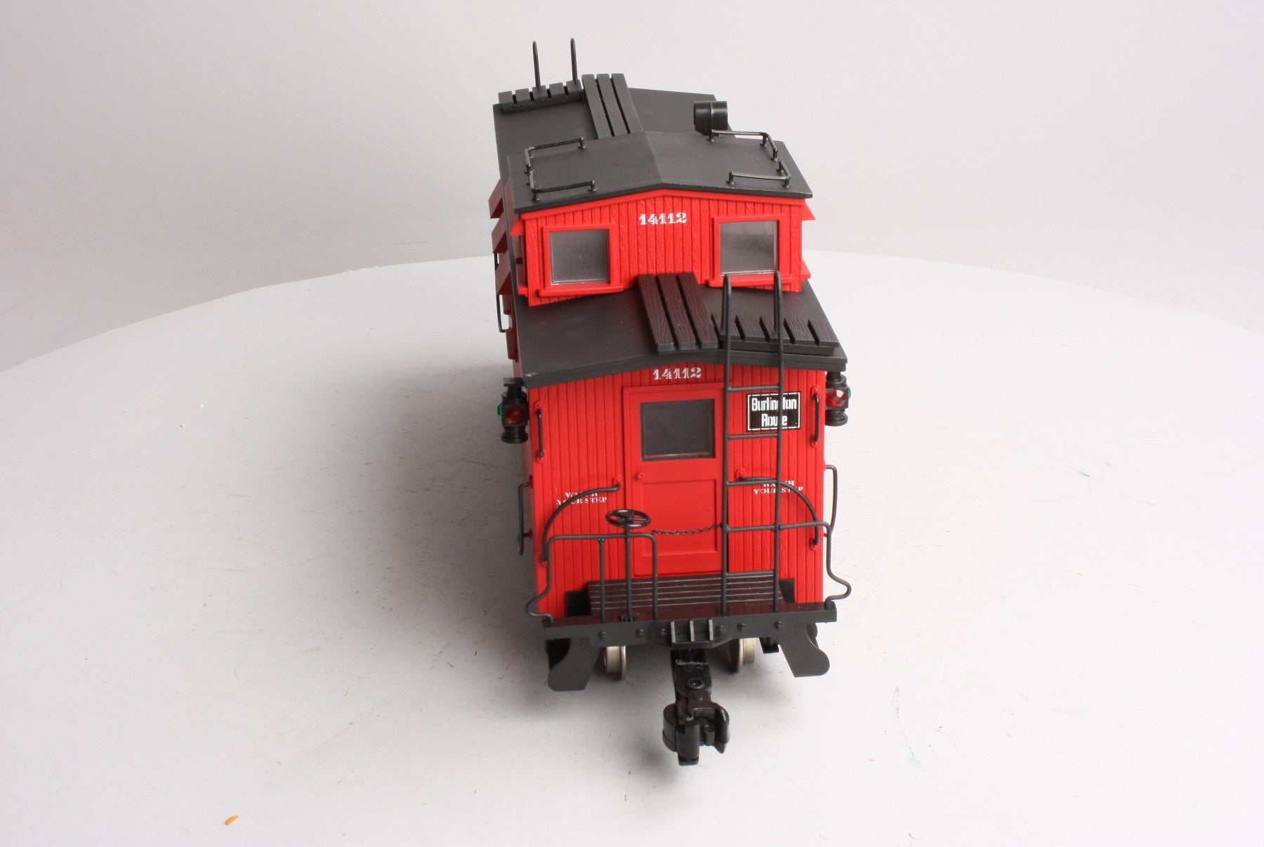 USA Trains 12006 G Scale Burlington Route Caboose #14112 (Metal Wheels)