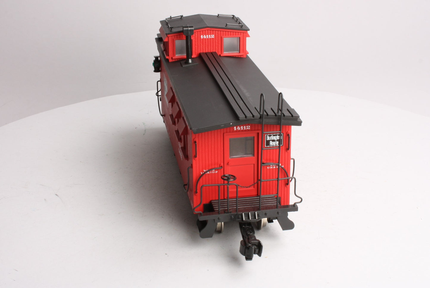 USA Trains 12006 G Scale Burlington Route Caboose #14112 (Metal Wheels)