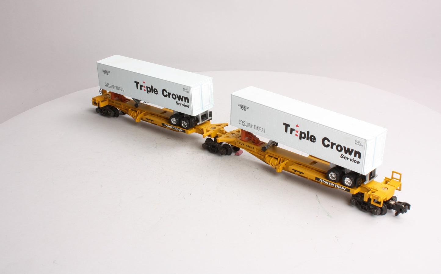 American Flyer 6-48511 S Scale Triple Crown TTUX Intermodal Car LN/Box