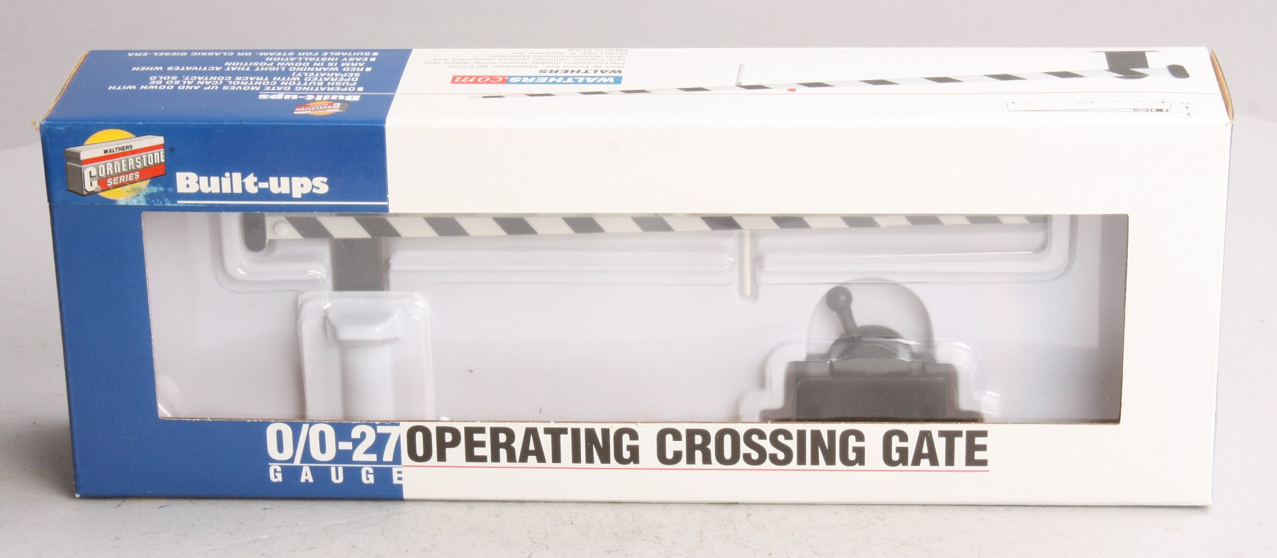 Walthers 933-2702 O And 0-27 Scale Built-Ups Operating Crossing Gate LN/Box