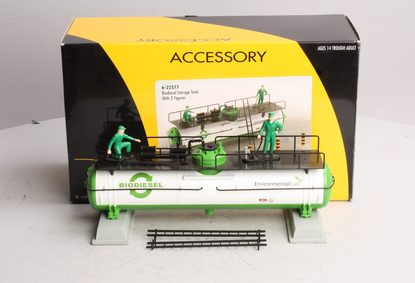 K-Line 6-22577 O Biodiesel Storage Tank with 2 Figures NIB