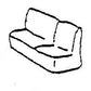 Alloy Forms 3071 HO Truck Cab Seats Bench Type Kit