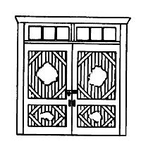Alexander Scale 1602 HO Ghost Town Freight Door