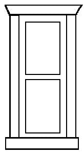 Alexander Scale 2501 HO Double Hung 2-pane Window (Pack of 4)