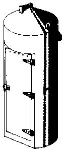Alexander Scale 3115 HO Scale Concrete Telephone Shelter Metal Kit