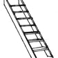 Sequoia Scale Models 2056 HO Staircase (Pack of 2)