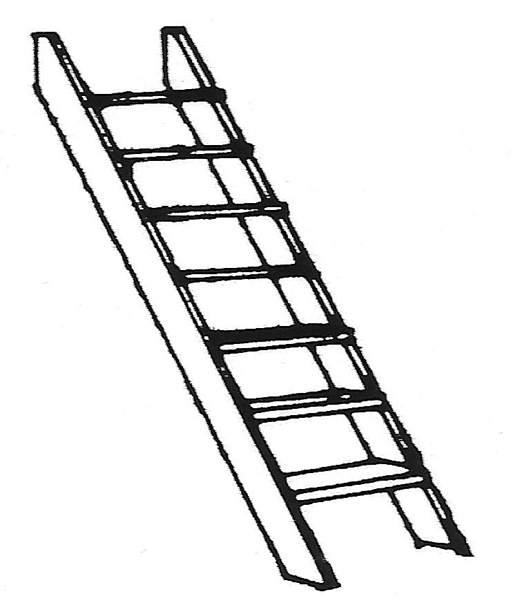 Sequoia Scale Models 2056 HO Staircase (Pack of 2)
