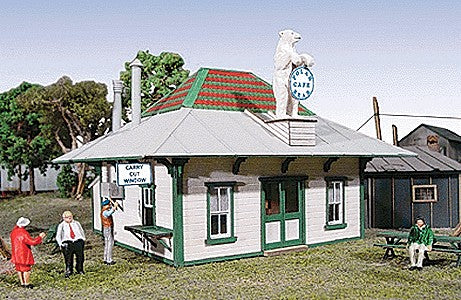 American Model Builders 714 Laser Art Polar Bear Cafe Kit