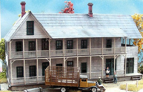 P11464043 HO Idaho Hotel Laser-Cut Wood Building Kit