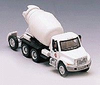 Boley 4111-77 1:87 Scale White International Cement Mixer Truck Diecast