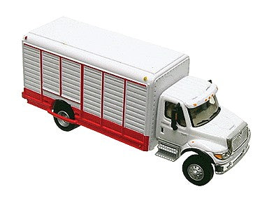 Boley 4513-77 1:87 Scale Dept 1-87 White / Red 2-Axle Beverage Truck Vehicles