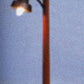 Brawa 4610 N Scale Street Light, Brown Pole