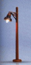 Brawa 4610 N Scale Street Light, Brown Pole
