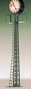 Brawa 5368 HO Illuminated Station Clock on Lattice Mast