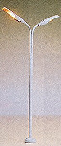 Brawa 54002 HO Scale Whip Light 2 Arm Lamp Post