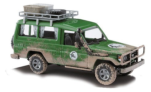Busch 43506 HO Scale Green Dirty Toyota HZJ78 Crocodile Farm